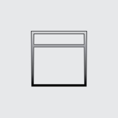 Resimli Simge Arka Planda İzole - Web Wireframe Split 