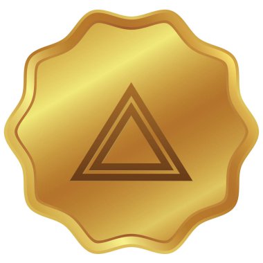 Resimli Simge Arka Planda İzole - Uyarı Işığı