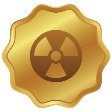 Resimli Simge Arka Planda İzole - Radyo Aktif