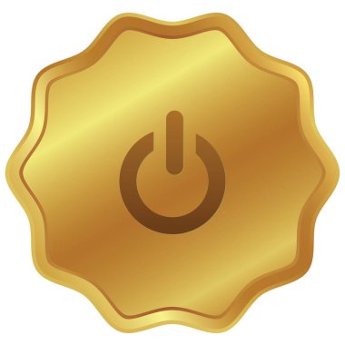 Resimli Simge Arka Planda İzole - Güç