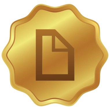 Resimli Simge Arka Planda İzole - Belge Katlanmış Mısır