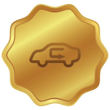 Resimli Simge Arka Planda İzole - Sirküle Hava