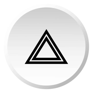 Resimli Simge Arka Planda İzole - Uyarı Işığı