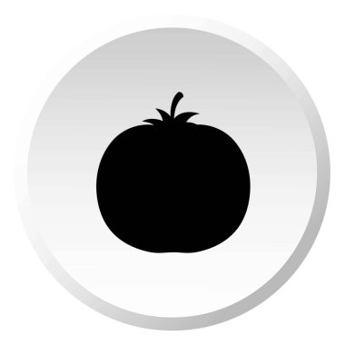 Resimli Simge Arka Planda İzole - Domates