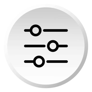 Resimli Simge Arka Planda Yalıtılmış - Yatay Ayarlar