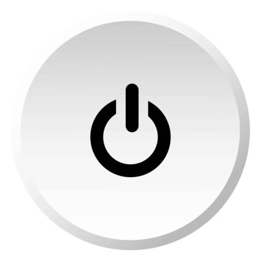 Resimli Simge Arka Planda İzole - Güç