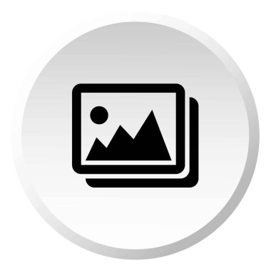 Resimli Simge Arka Planda İzole - Fotoğraflar