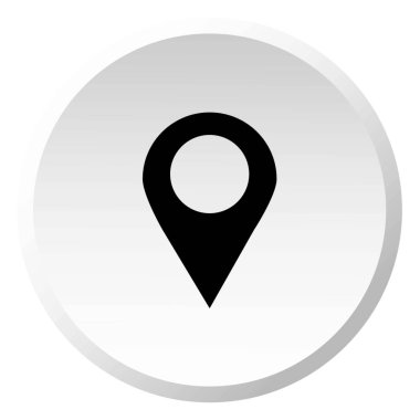 Resimli Simge Arka Planda Yalıtılmış - İşaretçi