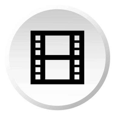 Resimli Simge Arka Planda İzole - Film Makara