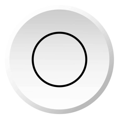 Resimli Simge Arka Planda İzole - Boş Pasta Grafiği