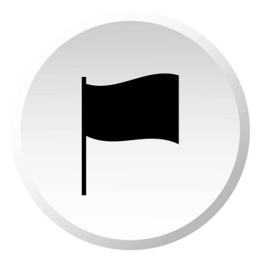 Resimli Simge Arka Planda İzole - 3d Dikdörtgen Wavin