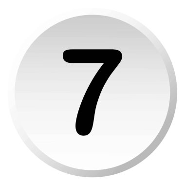 Resimli Simge Arka Planda İzole - 7