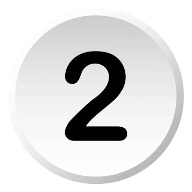 Resimli Simge Arka Planda İzole - 2