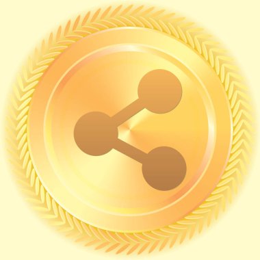 Resimli Simge Arka Planda İzole - Paylaş