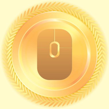 Resimli Simge Arka Planda İzole - Fare