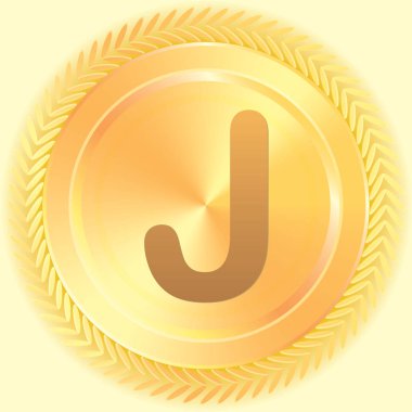 Resimli Simge Arka Planda İzole - J