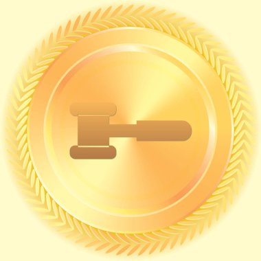 Resimli Simge Arka Planda İzole - Çekiç