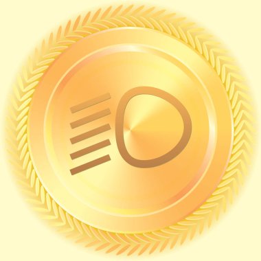 Resimli Simge Arka Planda İzole - Daldırma Farlar Li