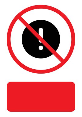 Resimli Simge Arka Planda İzole - Yuvarlak Ünlem Ma