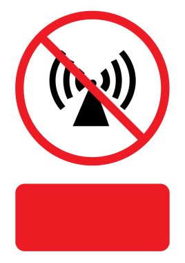 Resimli Simge Arka Planda İzole - Radyo Kulesi