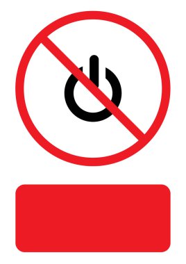 Resimli Simge Arka Planda İzole - Güç