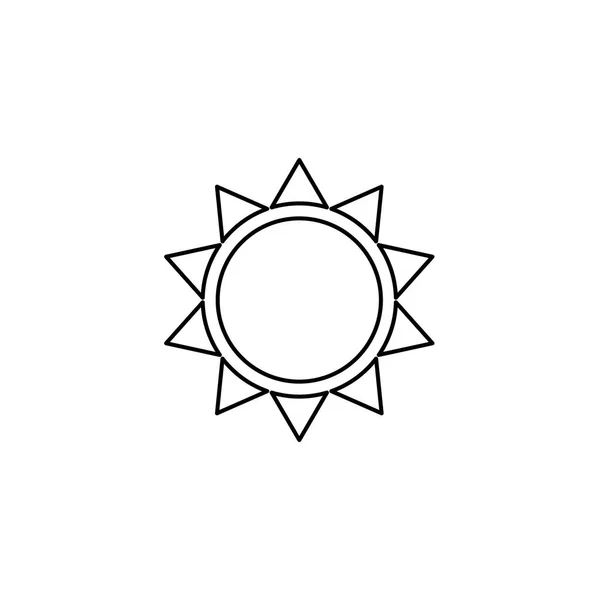 Ilustrowana ikona na białym tle-gwiazda — Wektor stockowy