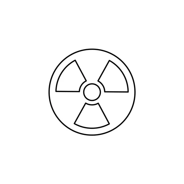 Ilustrované ikony izolované na pozadí – rádio aktivní — Stockový vektor