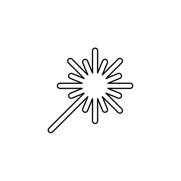 Ilustrowana ikona izolowane na tle-sprzęt laserowy — Wektor stockowy