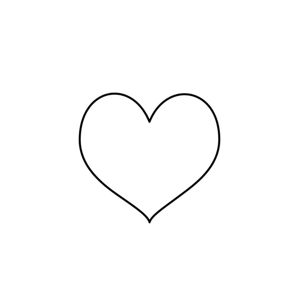 Ícone ilustrado isolado em um fundo - Terno de cartão de corações —  Vetores de Stock