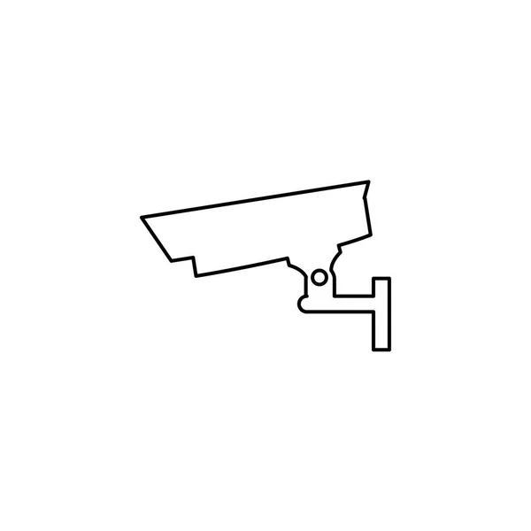 Ícone Ilustrado Isolado em Fundo - Circuito Fechado Telev —  Vetores de Stock