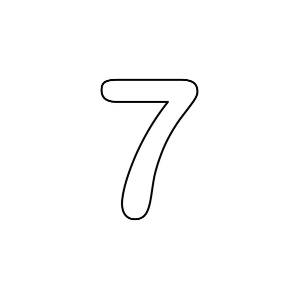 Ilustrowana ikona izolowane na tle-7 — Wektor stockowy