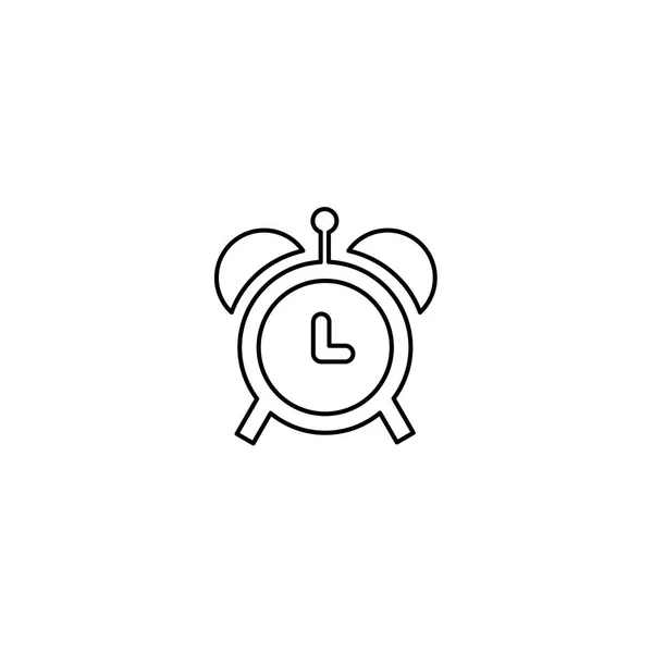 Ikona ilustrowana na białym tle-alarm — Wektor stockowy