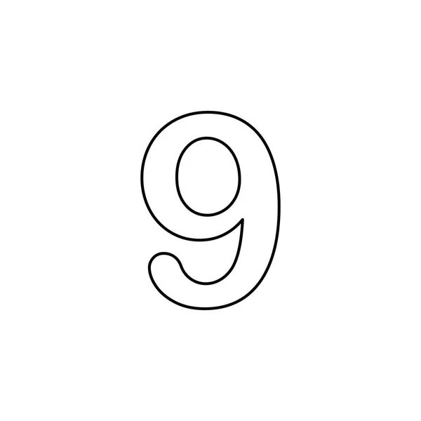 Ilustrowana ikona izolowane na tle-9 — Wektor stockowy