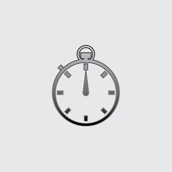 Geïllustreerd pictogram geïsoleerd op een achtergrond-stopwatch — Stockvector