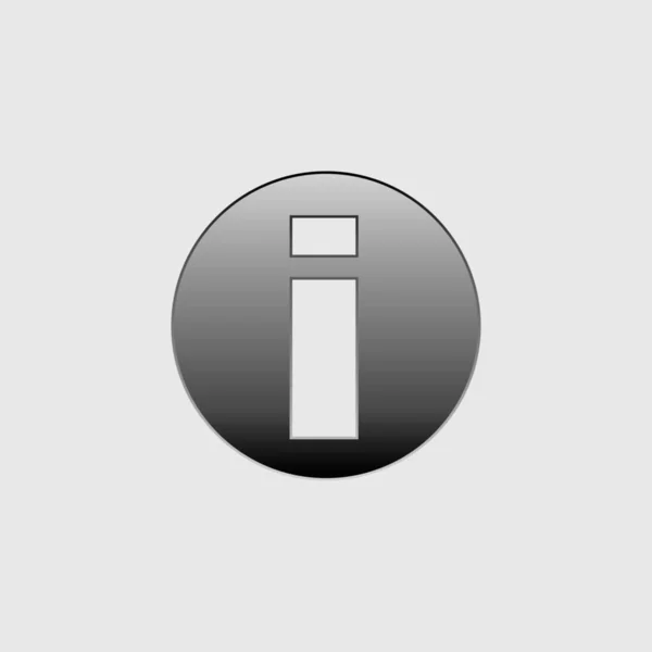Illustriertes Symbol isoliert auf einem Hintergrund - Rundum-Info — Stockvektor