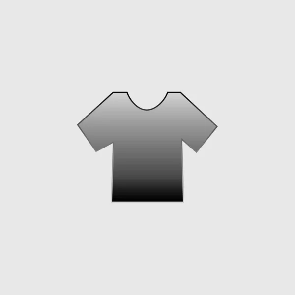 इलस्ट्रेटेड चिन्ह पार्श्वभूमीवर पृथक् पुरुष टी शर्ट — स्टॉक व्हेक्टर