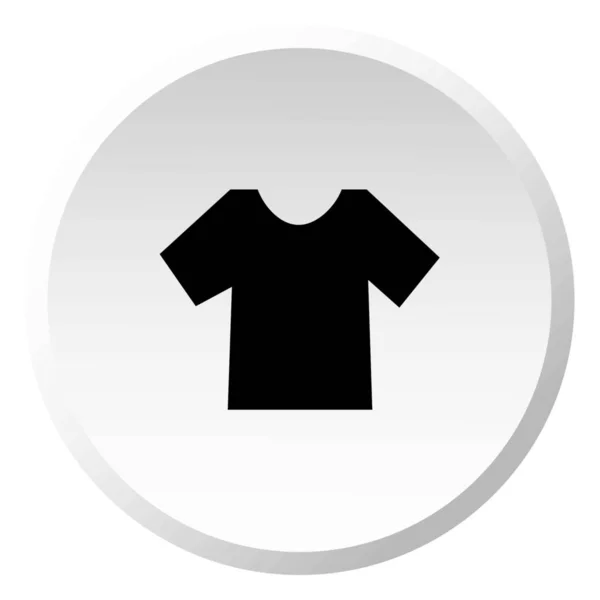 Ícone Ilustrado Isolado em Fundo Camiseta Masculina —  Vetores de Stock