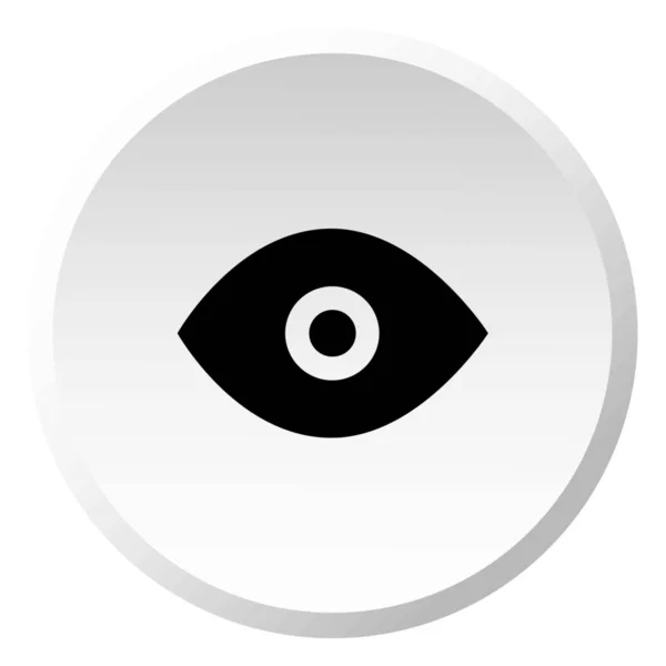 Ilustrované ikony izolované na pozadí-oko — Stockový vektor
