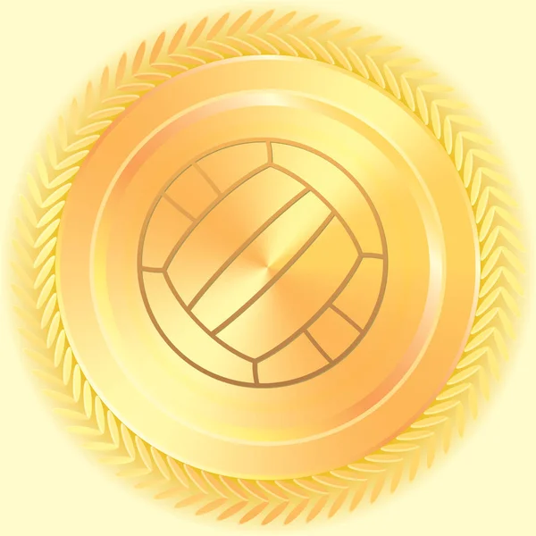 Illustrated Icon Isolated on a Background - Volley Ball