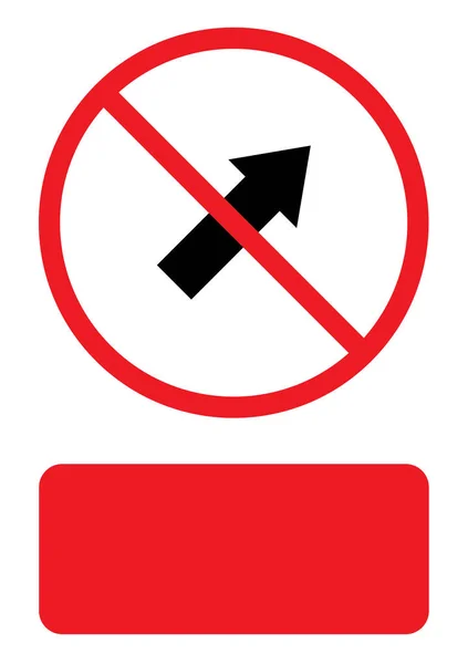Icono ilustrado aislado sobre un fondo Flecha superior derecha — Archivo Imágenes Vectoriales
