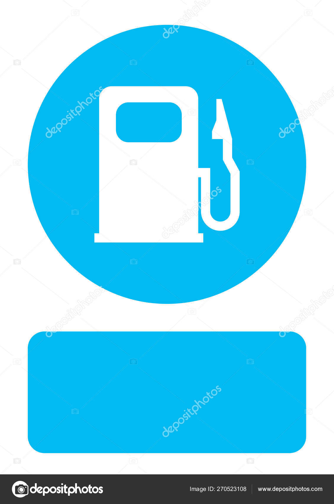 Illustreret ikon Isoleret på baggrund benzin pumpe lys Stock-vektor af  ©PaulStringer 270523108