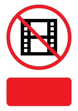 Resimli Simge Arka Planda İzole - Film Makara