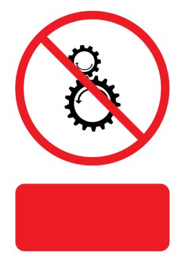 Resimli Simge Arka Planda İzole - Sayaç Dönen Dişli