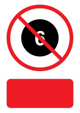 Resimli Simge Arka Planda İzole - Daire 6 Dolgulu