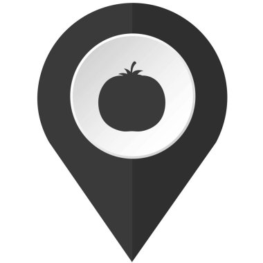 Resimli Simge Arka Planda İzole - Domates