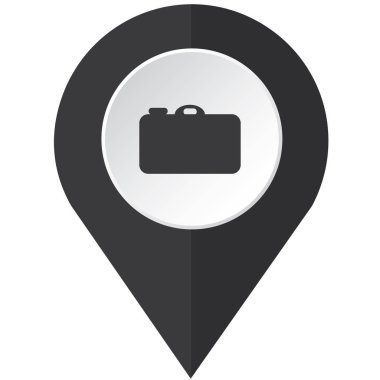 Resimli Simge Arka Planda İzole - Nokta ve Vur Geldi