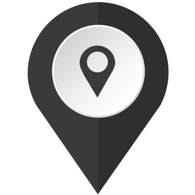 Resimli Simge Arka Planda Yalıtılmış - İşaretçi