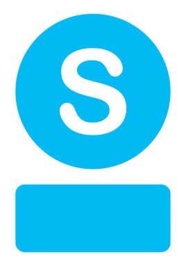 Resimli Simge Arka Planda İzole - S