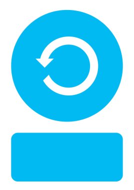 Resimli Simge Arka Planda Yalıtılmış - Geri Yenile