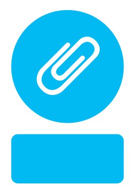 Resimli Simge Arka Planda İzole - Ataç